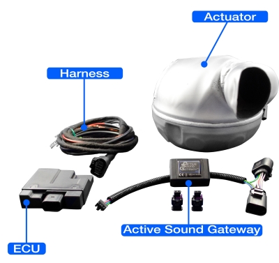 electric car exhaust sound generator active booster sound exhaust